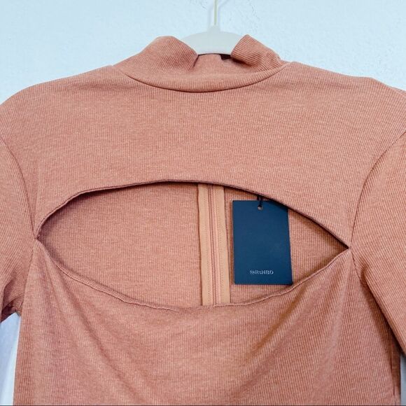 NBD Tahoe Midi Dress In Orange size XS - Picture 5 of 8